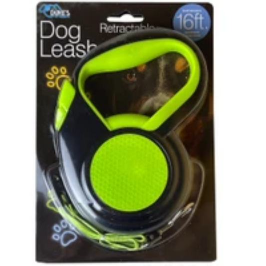 Retractable 16' Neon Reflective Pet  Leash